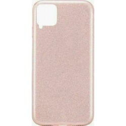 Samsung Galaxy A22 4G TPU Silicone Back Cover Case Glitter Rose Gold