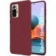 Matt Back Cover Burgundy Silicone (Redmi Note 10 Pro)