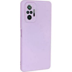 Silky and Soft Touch Back Cover Silicone Lilac (Redmi Note 10 Pro)