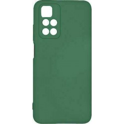 Silky and Soft touch Back Cover Silicone Dark Green Xiaomi Redmi Note 11
