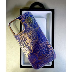 Trendy Back Cover - Blue (iPhone 12 Pro Max)