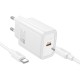 Hoco N60 USB-C PD/QC 20W Φορτιστής με Καλώδιο USB-C σε USB-C