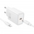 Hoco N62 USB-C PD/QC 30W Φορτιστής με Καλώδιο USB-C σε Lightning