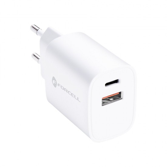 Forcell F-Energy TFK-TC-35WPD Φορτιστής 35W USB-C + USB-A