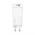 Forever Φορτιστής Υψηλής Ισχύος 65W με Θύρες USB-C & USB – Λευκός