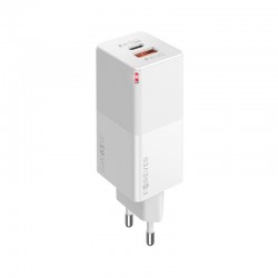 Forever Φορτιστής Υψηλής Ισχύος 65W με Θύρες USB-C & USB – Λευκός