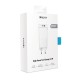 Forever Φορτιστής Υψηλής Ισχύος 65W με Θύρες USB-C & USB – Λευκός Forever Φορτιστής Υψηλής Ισχύος 65W με Θύρες USB-C & USB – Λευκός