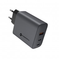Forcell F-Energy GaN VT-42B Φορτιστής 65W με 2x USB-C & USB-A