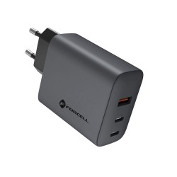 Forcell F-Energy GaN VT-42B Φορτιστής 65W με 2x USB-C & USB-A