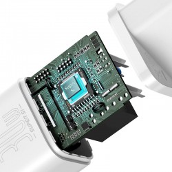 Baseus Φορτιστής Super Si Γρήγορης Φόρτισης 30W USB-C (CCSUP-J02) – Λευκός