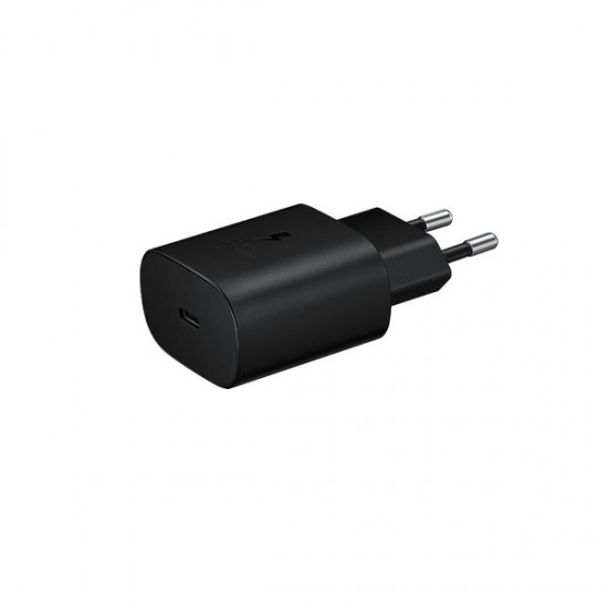 Samsung Φορτιστής Ταχείας Φόρτισης 25W USB-C με Καλώδιο Type-C σε Type-C – Λευκό / Μαύρο Samsung Φορτιστής Ταχείας Φόρτισης 25W USB-C με Καλώδιο Type-C σε Type-C – Λευκό / Μαύρο