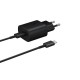 Samsung Φορτιστής Ταχείας Φόρτισης 25W USB-C με Καλώδιο Type-C σε Type-C – Λευκό / Μαύρο Samsung Φορτιστής Ταχείας Φόρτισης 25W USB-C με Καλώδιο Type-C σε Type-C – Λευκό / Μαύρο