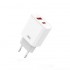 Φορτιστής XO-CE12(EU) 20W (PD+QC) με Θύρες USB-A & USB-C – Λευκός