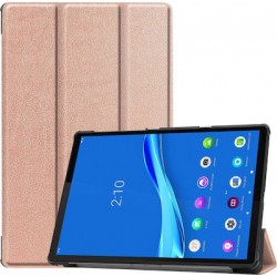 Tri-Fold Flip Cover Pink Gold (Lenovo Tab M10 Plus 10.3 ")