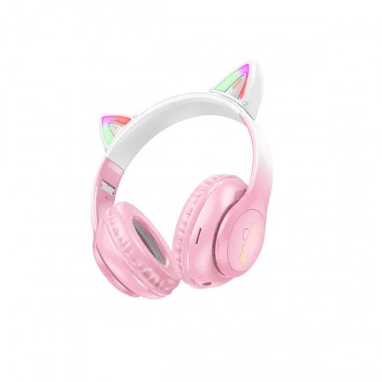 Hoco W42 Cat Ear Ασύρματα Ακουστικά Bluetooth με LED