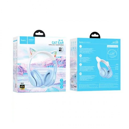 Hoco W42 Cat Ear Ασύρματα Ακουστικά Bluetooth με LED