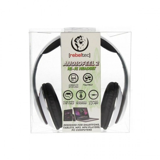 Rebeltec Audiofeel 2 Ενσύρματα Ακουστικά Over-Ear – Κόκκινο Rebeltec Audiofeel 2 Ενσύρματα Ακουστικά Over-Ear – Κόκκινο