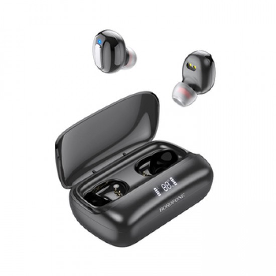 Borofone TWS Bluetooth Ασύρματα Ακουστικά BE55 Perfect – Μαύρο Borofone TWS Bluetooth Ασύρματα Ακουστικά BE55 Perfect – Μαύρο