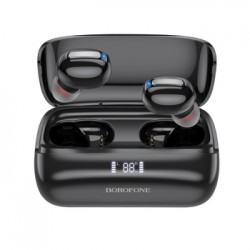 Borofone TWS Bluetooth Ασύρματα Ακουστικά BE55 Perfect – Μαύρο