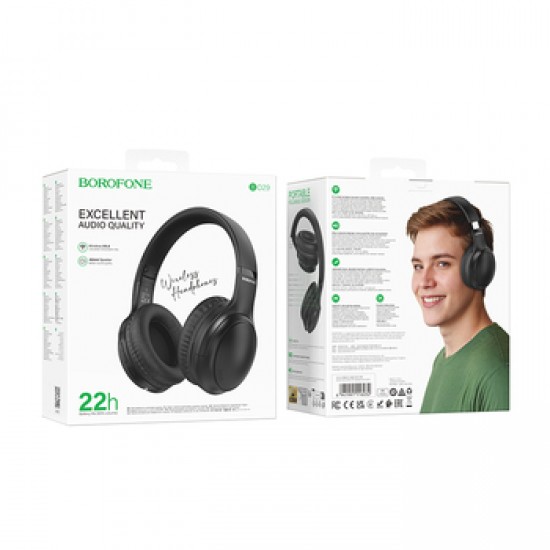 Borofone Ακουστικά BO29 Fascinador Bluetooth – Μαύρο Borofone Ακουστικά BO29 Fascinador Bluetooth – Μαύρο