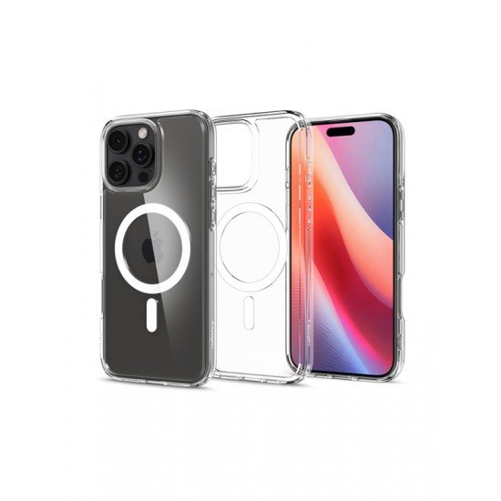 iPhone 16 Pro Θήκη Spigen Ultra Hybrid MagSafe – Διάφανη iPhone 16 Pro Θήκη Spigen Ultra Hybrid MagSafe – Διάφανη