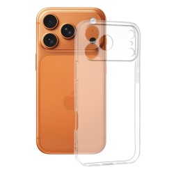 iPhone 17 Pro Max Θήκη Σιλικόνης – Διάφανη