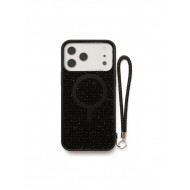 iPhone 17 Pro Max Back Cover MagSafe με Λουράκι – Rhinestones