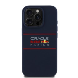 iPhone 15 Pro Max - Red Bull Racing - Σιλικόνη Θήκη με Οριζόντιο Κεντραρισμένο Λογότυπο MagSafe - Ναυτικό Μπλε