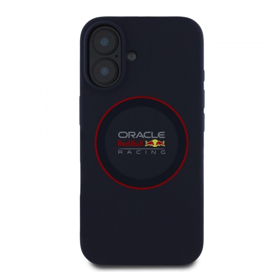 iPhone 16 Plus - Θήκη Red Bull Racing Silicone Red Ring MagSafe - Ναυτικό μπλε