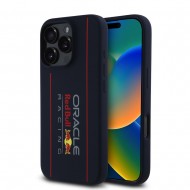 iPhone 16 Pro Max - Red Bull Racing - Θήκη Σιλικόνης Oversize Κάθετο Λογότυπο MagSafe - Ναυτικό Μπλε