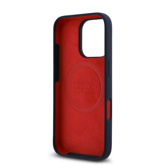 iPhone 16 Pro Max - Red Bull Racing - Θήκη Σιλικόνης Oversize Κάθετο Λογότυπο MagSafe - Ναυτικό Μπλε