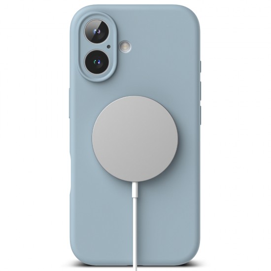 iPhone 16 Plus - Ringke Silicone Magnetic - Μπλε