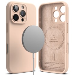 iPhone 16 Pro - Ringke Silicone Magnetic - Ροζ Χρυσό