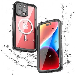 iPhone 15 Pro Max - ShellBox Waterproof IP68 MagSafe Case - Μαύρο