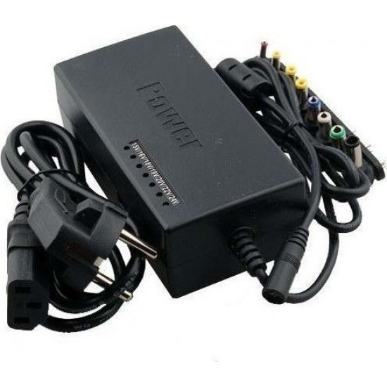 Universal Notebook Power adapter JT 4096 with Dell Plug, Support Asus/Dell/Acer/HP/Lenovo laptop etc, with LED Indicator, Black