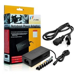 Universal Notebook Power adapter JT 4096 with Dell Plug, Support Asus/Dell/Acer/HP/Lenovo laptop etc, with LED Indicator, Black