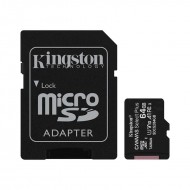 Memory Card 64 GB (microSDXC Canvas Select Plus cl.10 UHS-I 100 MB/s + Adapter) - Kingston