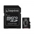 Memory Card 64 GB (microSDXC Canvas Select Plus cl.10 UHS-I 100 MB/s + Adapter) - Kingston