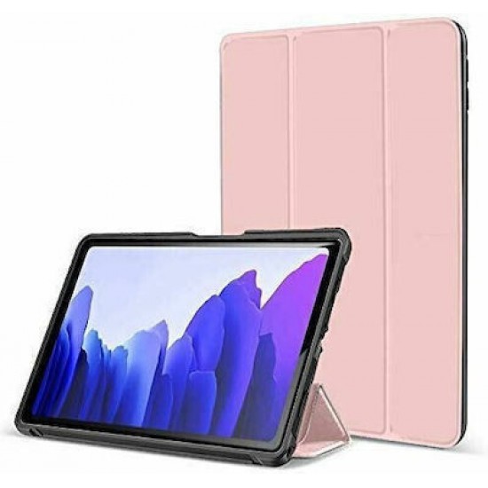 Τριπλή Αναδίπλωση Θήκη Βιβλίου Samsung Tab A9+ 11" - Ροζ Χρυσό