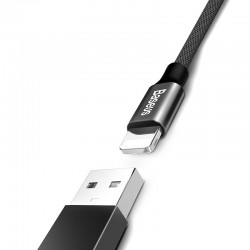 USB to Lightning Fast Charging Cable - Baseus - Μαύρο