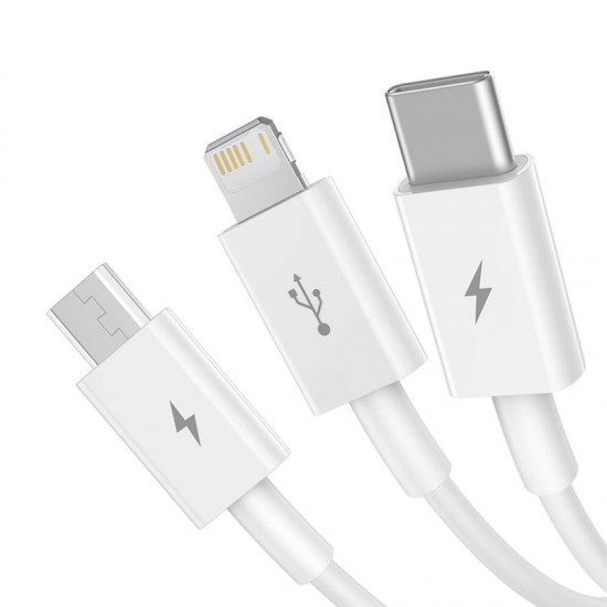 USB to M+L+C Superior Series Fast Charging Data Cable 3 in 1 - Baseus 