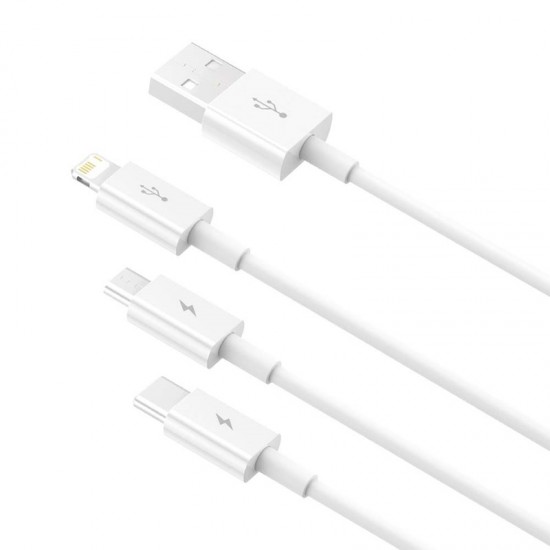 USB to M+L+C Superior Series Fast Charging Data Cable 3 in 1 - Baseus 