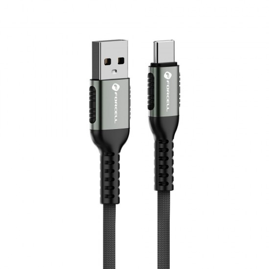 Forcell F-Energy C256 USB-A σε USB-C QC4.0 Καλώδιο 66W 1.2m