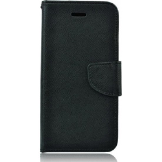 TCL 40 SE TPU Book  Cover Case Black (oem)