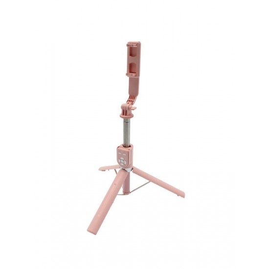 Leewello Selfie Stick (LW-051) με Καλώδιο Type-C, 1.3M – Ροζ (Διαθέσιμο και σε Μαύρο)