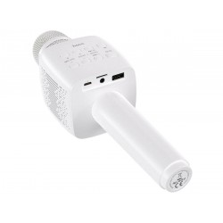 Hoco BK5 Ασύρματο Bluetooth Μικρόφωνο Καραόκε – Λευκό