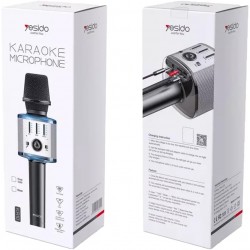 Yesido KRI0 Ασύρματο Μικρόφωνο Bluetooth Καραόκε – Μαύρο