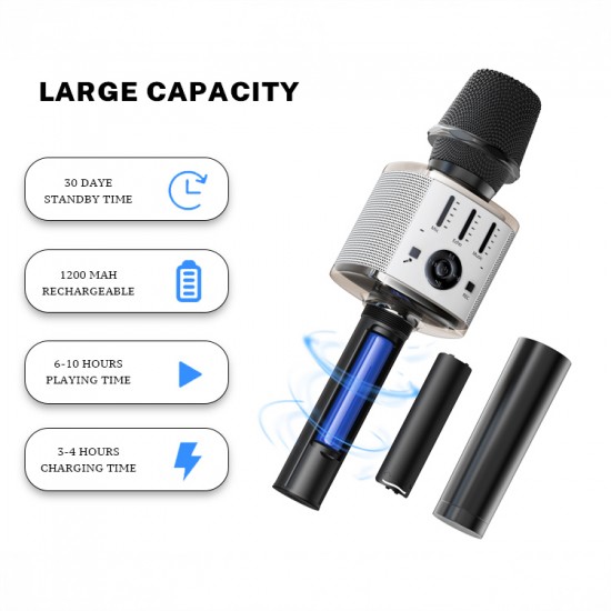 Yesido KRI0 Ασύρματο Μικρόφωνο Bluetooth Καραόκε – Μαύρο Yesido KRI0 Ασύρματο Μικρόφωνο Bluetooth Καραόκε – Μαύρο