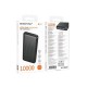 Ultra Thin Power Bank Γρήγορης Φόρτισης 10000mAh BJ-78 – Μαύρο