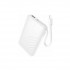 Power Bank Τσέπης με Ενσωματωμένο Καλώδιο iP 5000mAh Hoco J134 - Λευκό